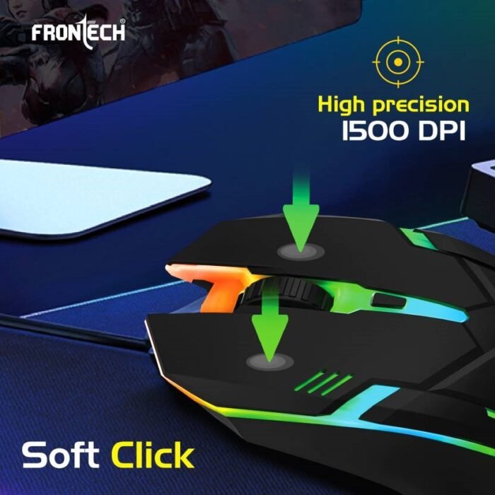 Frontech Wired USB Mouse - Image 2