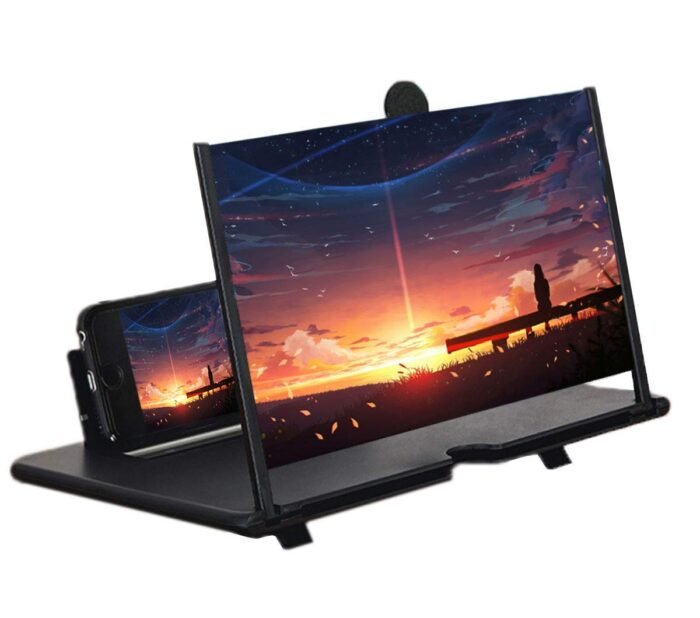 8 inch Screen Magnifier,3D Thin Mobile Phone Amplifier