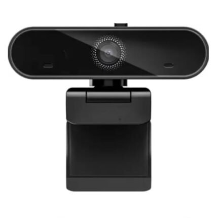 Webcam, 1080P Full HD Webcam with Built-in Dual Digital Mic, Plug and Play Setup, View for Video Calling on Sky-pe, Zoom, Micro-Soft Teams and Other (CH-0221) Webcam (Black)