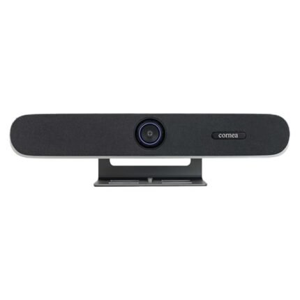 Cornea MeetPro Bar All-in-One 4K UHD AI Webcam with AI Tracking, 5X Digital Zoom, 8-Array Microphone, 6m Voice Pickup, 93.5° Wide-Angle Lens for Video Classroom,Conferencing & Online Meetings