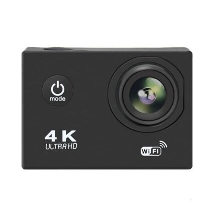 AUSHA® 16MP 4K HD Digital Action Camera Supports HDMI & Wi-Fi Camera for Photography Wide Angle Display Vlogging Camera Waterproof up to 30m WiFi Sports Camera, Black