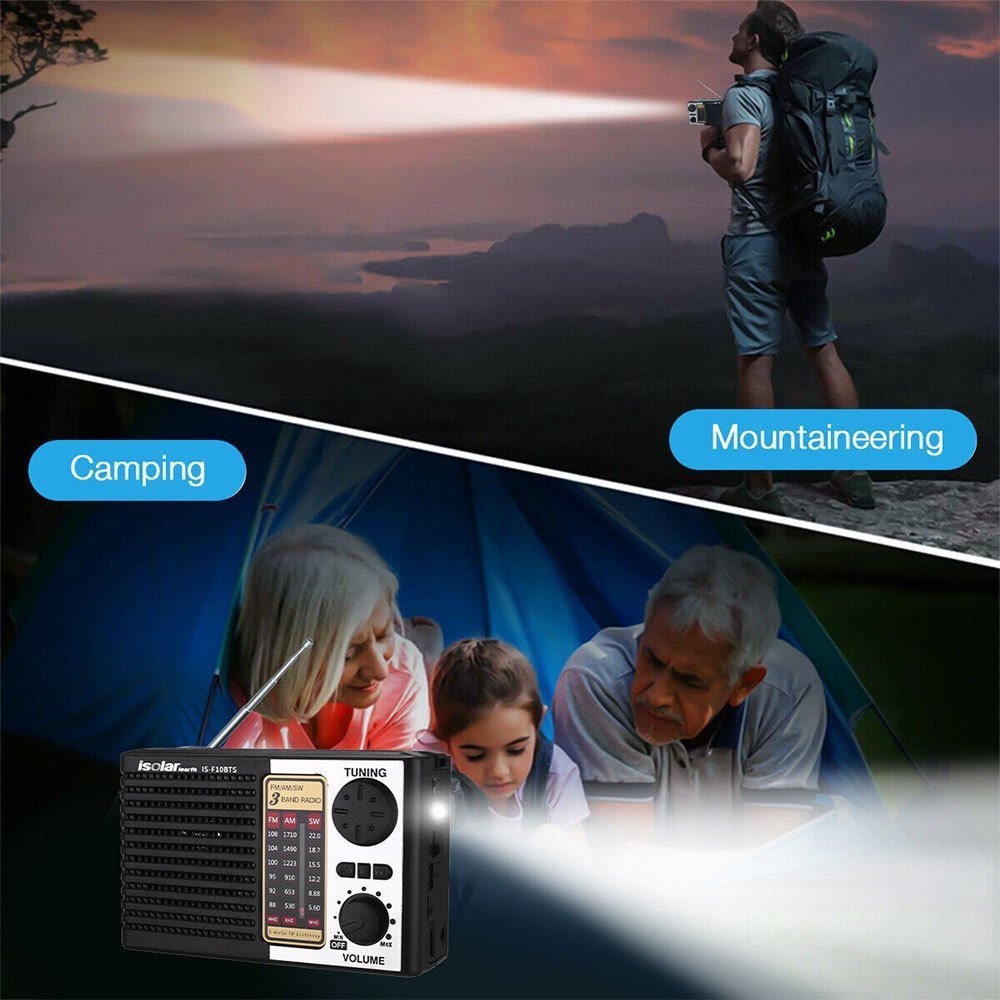 NNETM Solar Portable Radio with Digital Speaker - Image 5