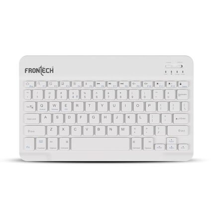 FRONTECH Wireless Mini Keyboard - 78 Keys, Bluetooth Connectivity, Rechargeable, Ultra Slim, Compact Design 1 Year Warranty (FT-1603AW)