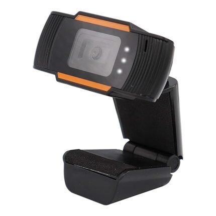 Zebronics Zeb-Crisp Pro Digital Zoom Web Camera with USB (HD) with 5 Pixels Lens, Built-in Microphone, Auto White Vision, Night Vision and Manual Switch for LED (Black)