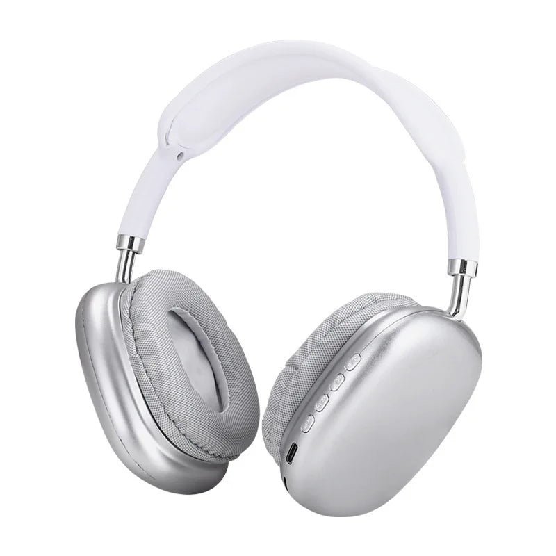 NNEOBA Wireless Bluetooth Over-Ear Headphones White