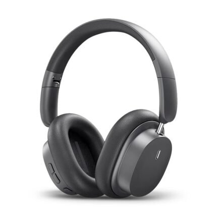 NNEOBA Wireless Over-Ear Headphones 3D Spatial Audio Gray