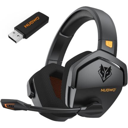 NNEOBA Dual Wireless Gaming Headset Orange