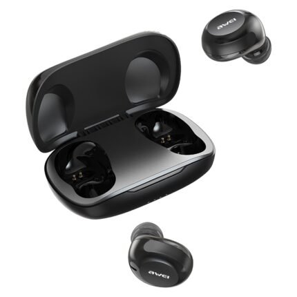 NNEDSZ Wireless Bluetooth 5.1 Headset - True Compact And Colourful - Black