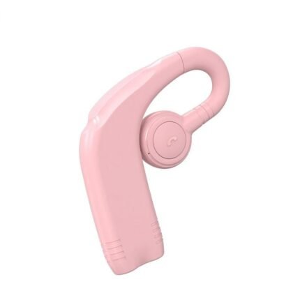 NNEDSZ Bluetooth V5.2 Single Earhook Business Headset - M99 - Pink