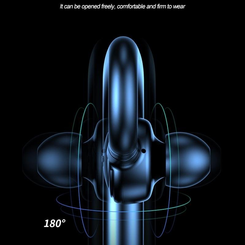 NNEDSZ Bluetooth V5.2 Single Earhook Business Headset - M99 - Pink - Image 5