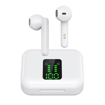 NNEDSZ Wireless Bluetooth Earphones With Charging Box & Led Display