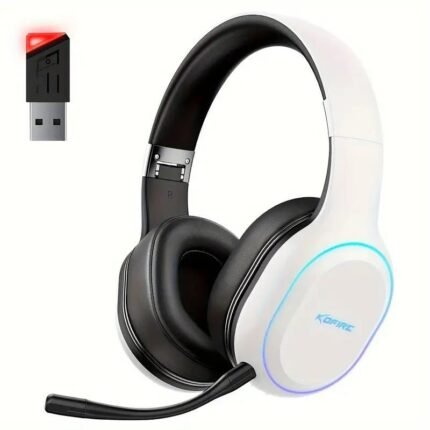 NNETM Pro Wireless Gaming Headset with Detachable Microphone