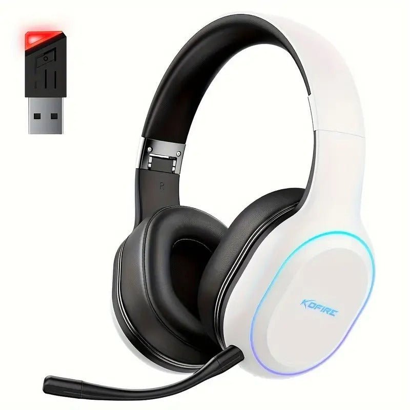 NNETM Pro Wireless Gaming Headset with Detachable Microphone
