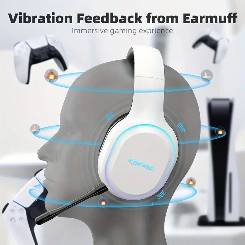 NNETM Pro Wireless Gaming Headset with Detachable Microphone - Image 2