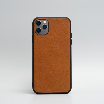 Leather case for iPhone 11 Series - Blank (Tan)